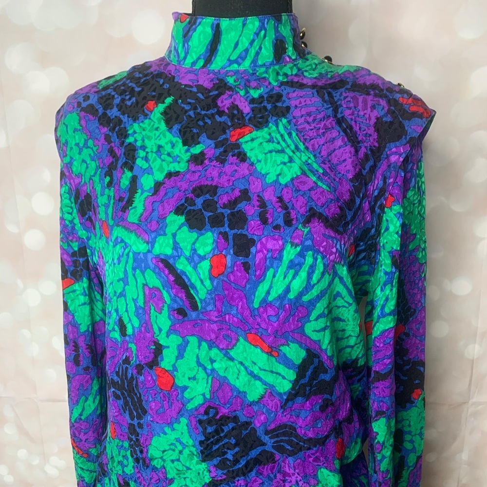 Multi-colored Casual Top